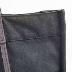 Hermes Herline Tote Canvas Black