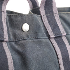 Hermes Herline Tote Canvas Black