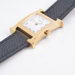 Hermes Heure H Hour Watch Black Small 25mm