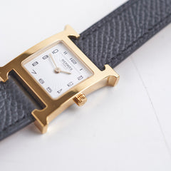 Hermes Heure H Hour Watch Black Small 25mm