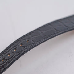 Hermes Heure H Watch Black Diamond Small 25mm