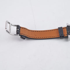Hermes Heure H Watch Black Diamond Small 25mm