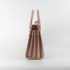 Saint Laurent Sac De Jour Baby Pink Croc