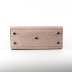 Saint Laurent Sac De Jour Baby Pink Croc