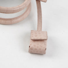 Saint Laurent Sac De Jour Baby Pink Croc