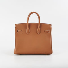 Hermes Birkin 25 Gold B Stamp 2023