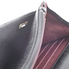 Chanel Black Wallet On Chain WOC Caviar Black