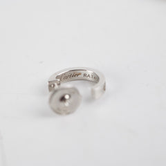 Cartier Love Earrings White Gold