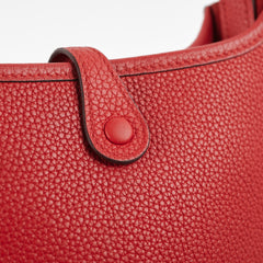 Hermes Mini Evelyn Rouge Coeur D Stamp
