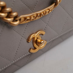 Chanel Grey Affinity Caviar Crossbody