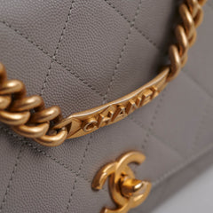 Chanel Grey Affinity Caviar Crossbody