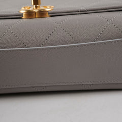 Chanel Grey Affinity Caviar Crossbody