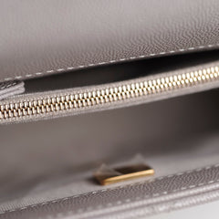 Chanel Grey Affinity Caviar Crossbody