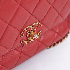 Chanel Seasonal Red Top Handle