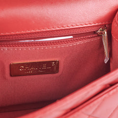 Chanel Seasonal Red Top Handle
