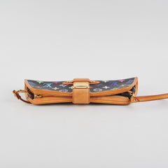 Louis Vuitton Multicolor Monogram Shoulder Bag Black