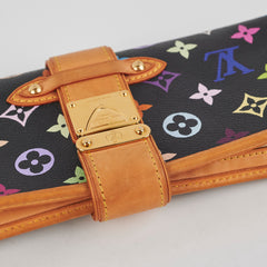 Louis Vuitton Multicolor Monogram Shoulder Bag Black