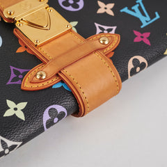Louis Vuitton Multicolor Monogram Shoulder Bag Black