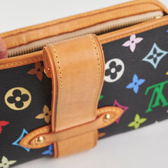 Louis Vuitton Multicolor Monogram Shoulder Bag Black