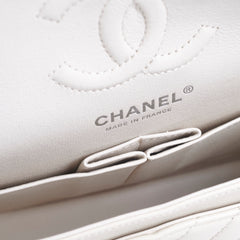Chanel Classic Flap Small Lambskin Chevron Cream - Series 31