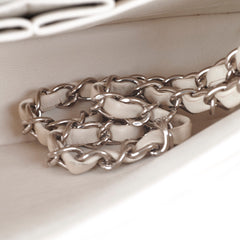 Chanel Classic Flap Small Lambskin Chevron Cream - Series 31