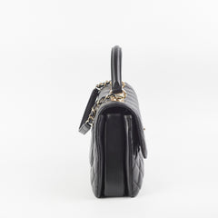 Chanel CC Trendy Medium Black Lambskin