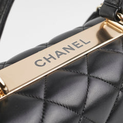 Chanel CC Trendy Medium Black Lambskin