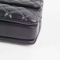 Chanel CC Trendy Medium Black Lambskin