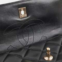 Chanel CC Trendy Medium Black Lambskin