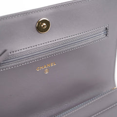Deal of the Week - Chanel Boy Caviar Wallet On Chain Grey -30 Series