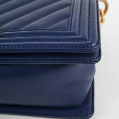 Chanel Old Medium Boy Blue