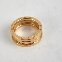 Bvlgari B Zero 1 Ring Yellow Gold Mens Size 57