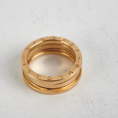 Bvlgari B Zero 1 Ring Yellow Gold Mens Size 57