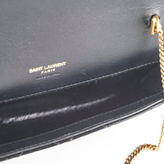 Saint Laurent Gaby Black Patent Crossbody Bag