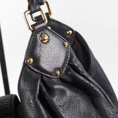 Louis Vuitton Monogram Mahina Black Shoulder Bag