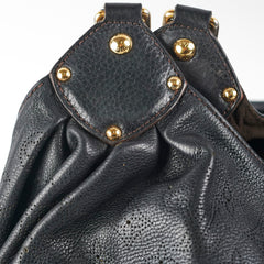 Louis Vuitton Monogram Mahina Black Shoulder Bag