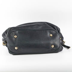 Louis Vuitton Monogram Mahina Black Shoulder Bag
