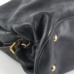 Louis Vuitton Monogram Mahina Black Shoulder Bag