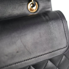 Chanel Classic Flap Medium Large Black Lambskin