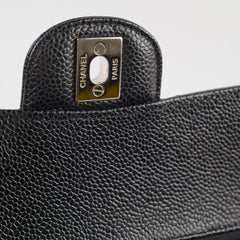 Chanel Medium Classic Double Flap Caviar Black