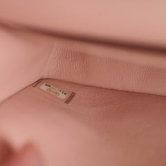 Chanel Small Classic Double Flap Rose Clair Caviar