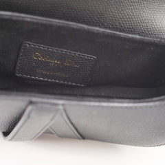 Christian Dior Mini Saddle Bag Black