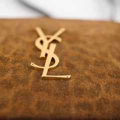 Saint Laurent Mini Camera Bag Suede Leopard