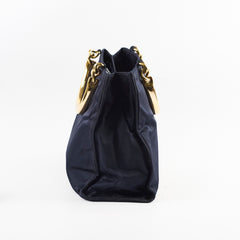 Prada Vintage Nylon Tote Navy