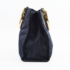 Prada Vintage Nylon Tote Navy
