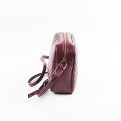 Saint Laurent Lou Camera Bag Burgundy