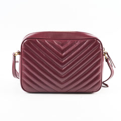 Saint Laurent Lou Camera Bag Burgundy