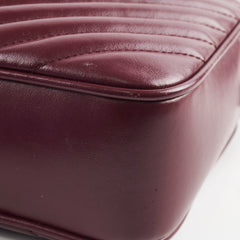 Saint Laurent Lou Camera Bag Burgundy