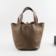 Hermes Picotin 22 Clemence Etoupe - U Stamp