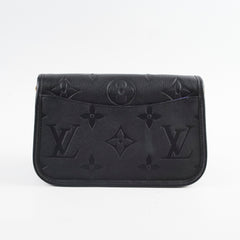 Louis Vuitton Diane Empriente Black Microchip